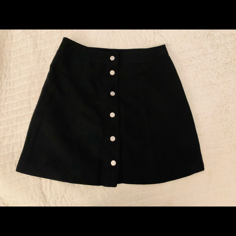 H&M Black A-line Skirt (barely worn)